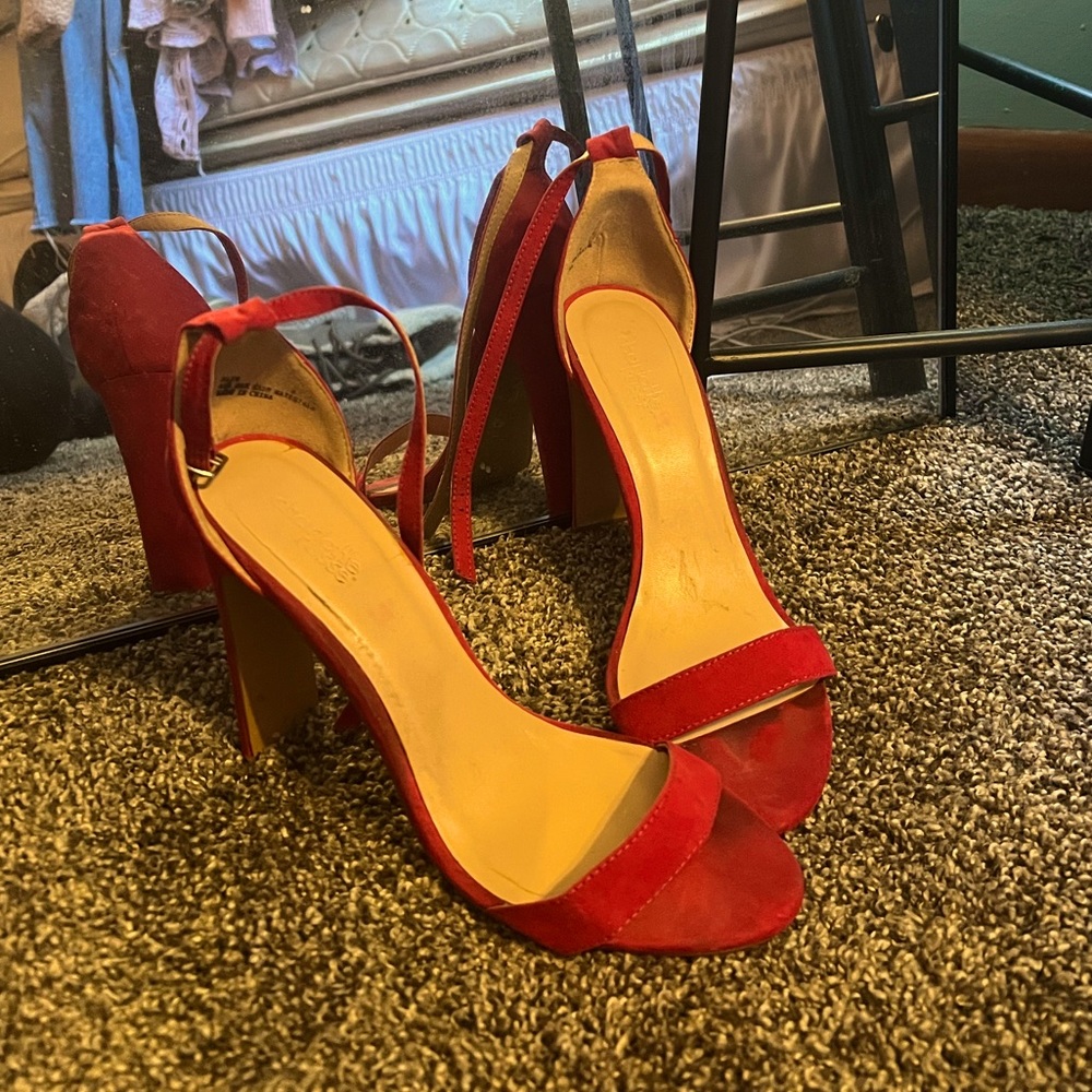 Charlotte Russe size 9 hot pink heels.